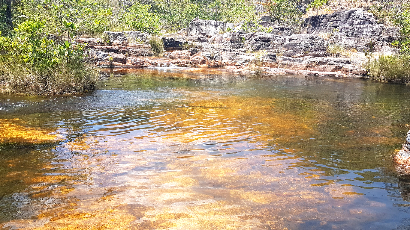 Piscinas naturais das Cachoeiras Almécegas