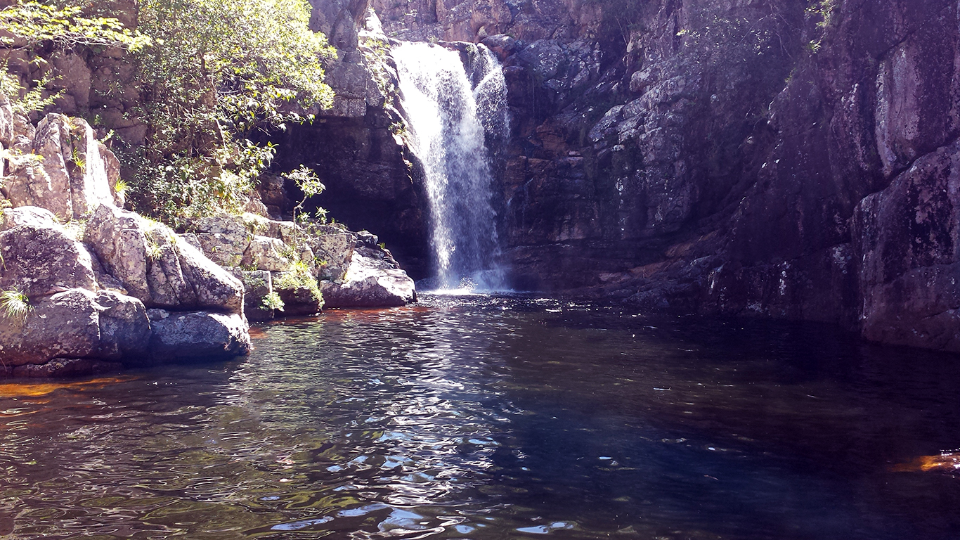 Cachoeira dos Anjos na Chapada dos Veadeiros em Alto Paraíso
