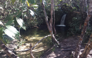 Pequeno poço das cachoeiras dos cristais