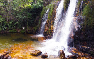Cachoeira Véu da Noiva, a última queda da trilha da cachoeira dos cristais